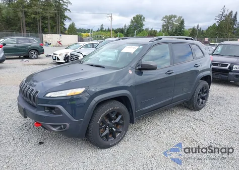 2017 Jeep Cherokee Trailhawk L Plus 4X4 z USA, uszkodzony, nr VIN 1C4PJMBS0HW629008